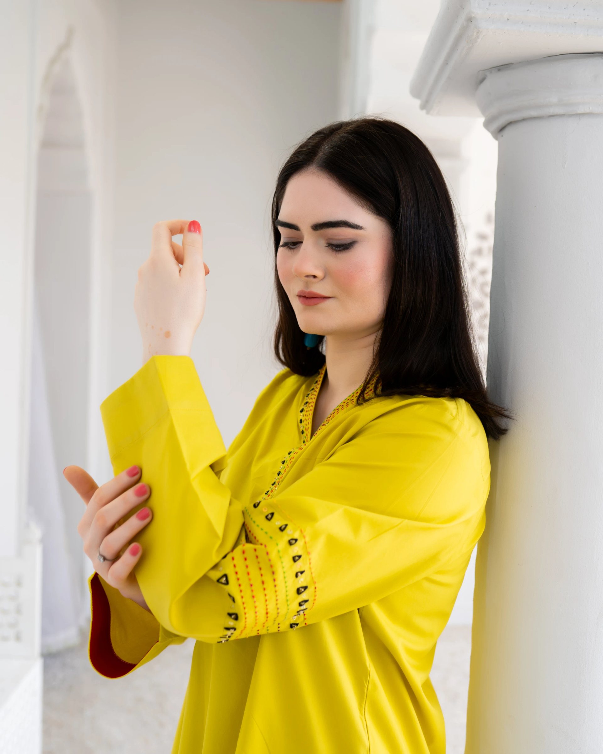 SAMNA block-printed designer shirt for women